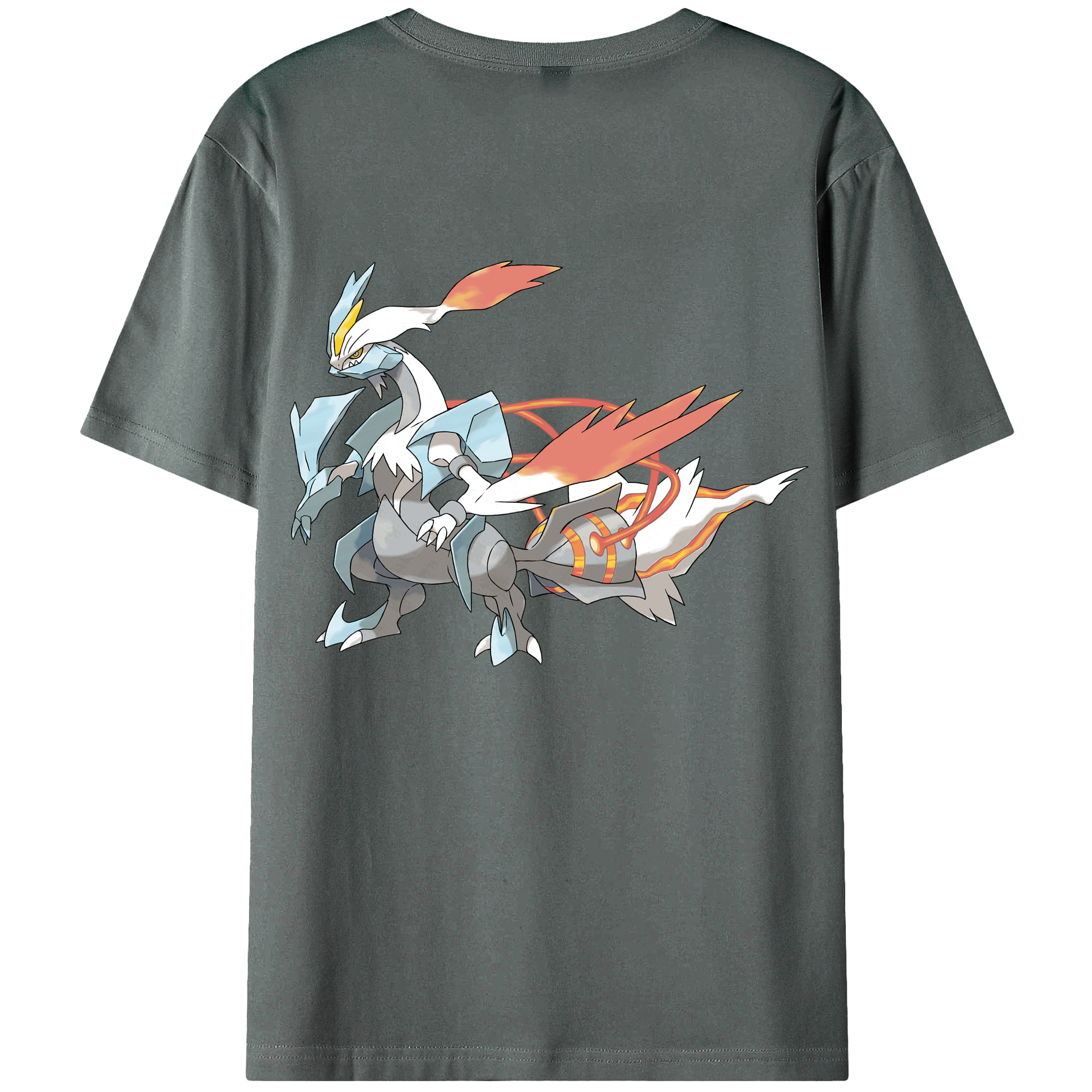 （画像用） ポケットモンスター Pokémon 綿100％ メンズ半袖Tシャツ（バックプリント） 通気性